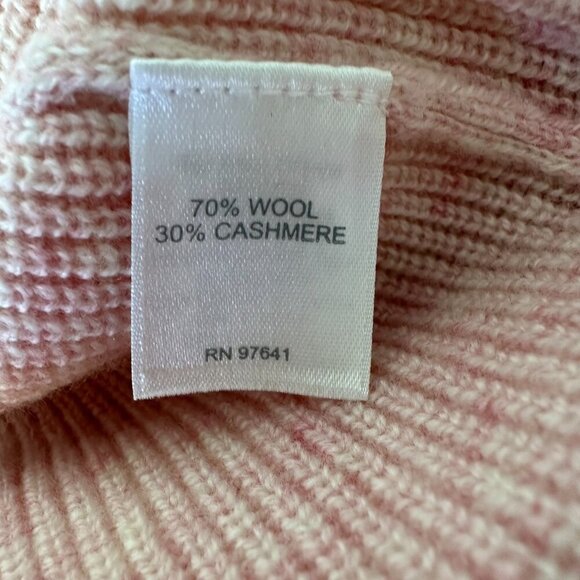 J Jill Cashmere Wool Blend Pullover Sweater XS Pink V Neck Relaxed Fit - Picture 4 of 7